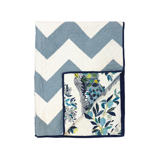 Citrus Garden Quilted Throw