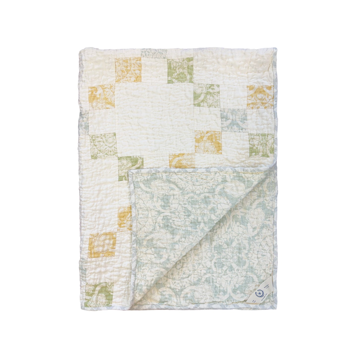 Marquesas Damask Quilted Throw