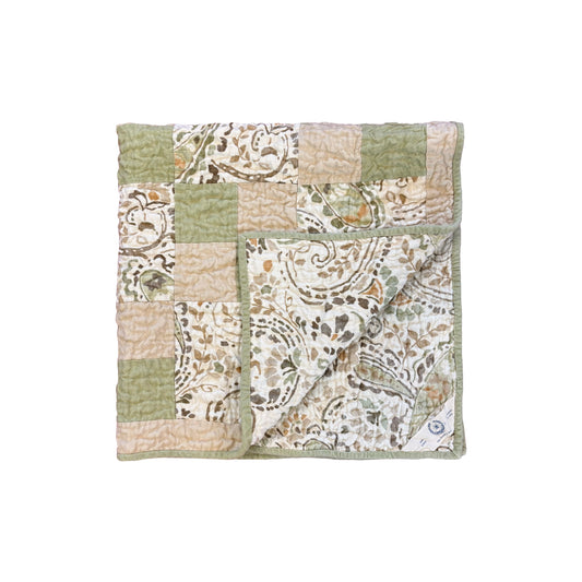 Tousey in Neutrals Quilted Baby Blanket